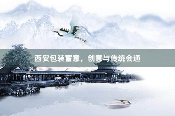 西安包装蓄意，创意与传统会通